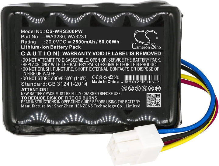 TCTK akkus Kompatibel mit [Worx] Landroid S 390m2, Landroid S Basic, Landroid S300, Landroid S300 20