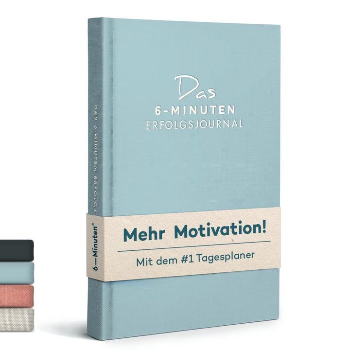 Das 6-Minuten Erfolgsjournal | Tagesplaner für mehr Motivation, Selbstreflexion & Erfolg | A5, undat