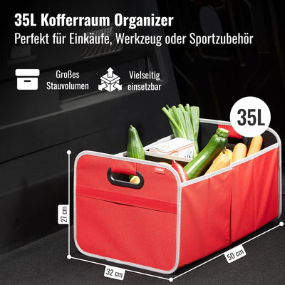 achilles Auto-Faltbox XL - Kofferraumtasche mit grossem Stauraum - grosse Einkaufstasche - Aufbewahr