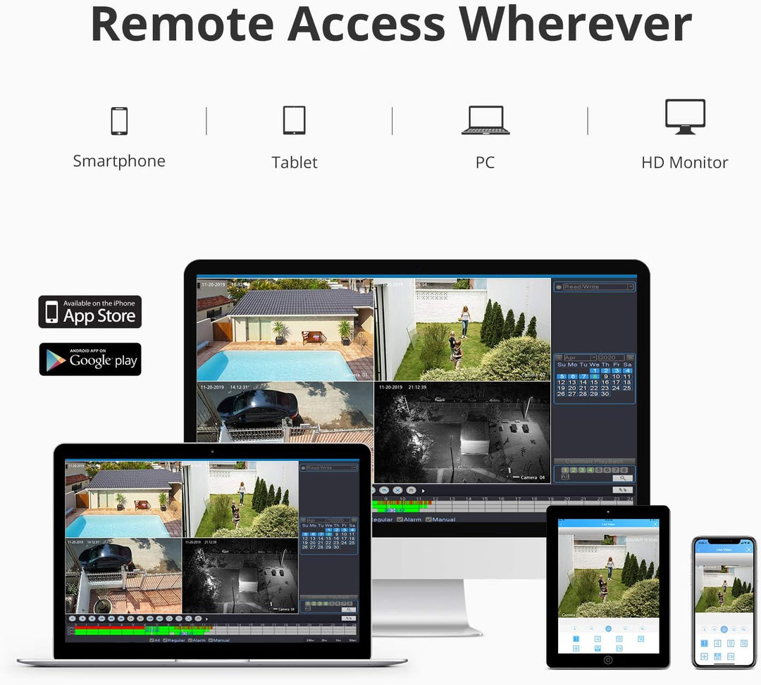 SANNCE WLAN Kamera Set 2 Stück 3MP 3MP WLAN Überwachungskamera System