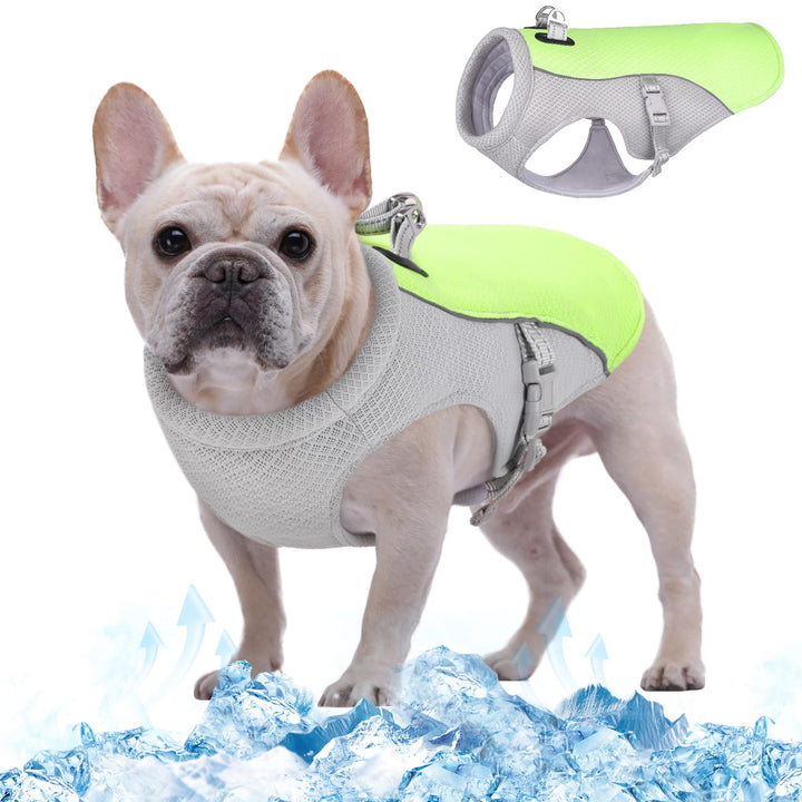 Kuoser Kühlweste für Hunde, Hundekühlungsmantel für heisse Sommertage, Atmungsaktive &amp; Reflektierend