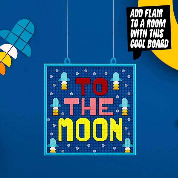 LEGO DOTS Big Message Board 41952 DIY Craft Decoration Kit; A Customizable Canvas Designed for Kids
