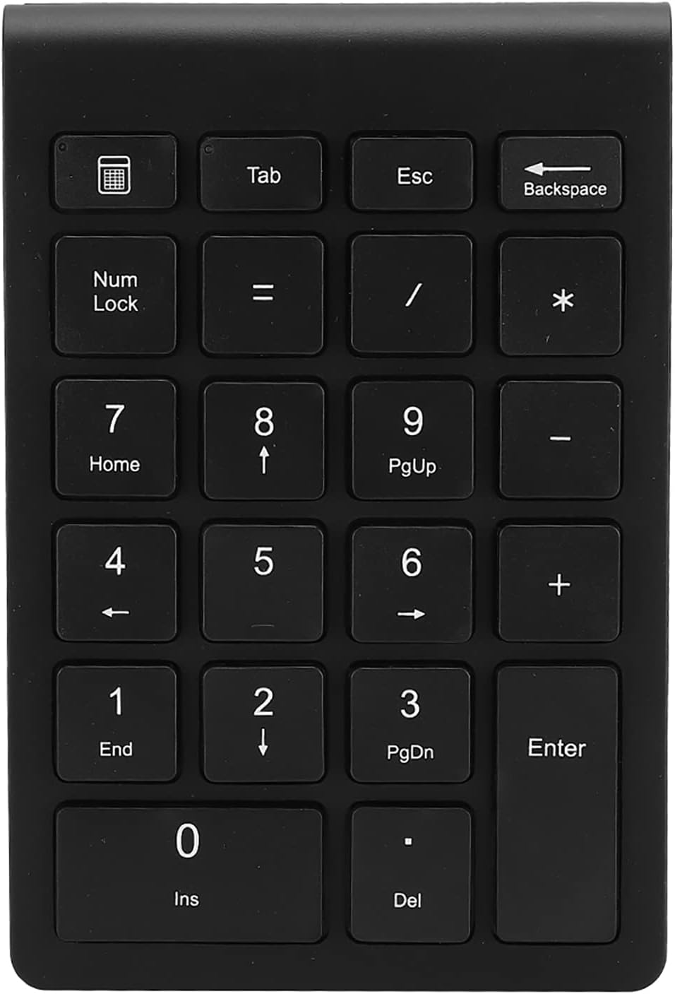 Denash Kombination aus Kabellosem Nummernblock und Maus, Tragbares, Ultraflaches 2,4G-USB-Zehnertast