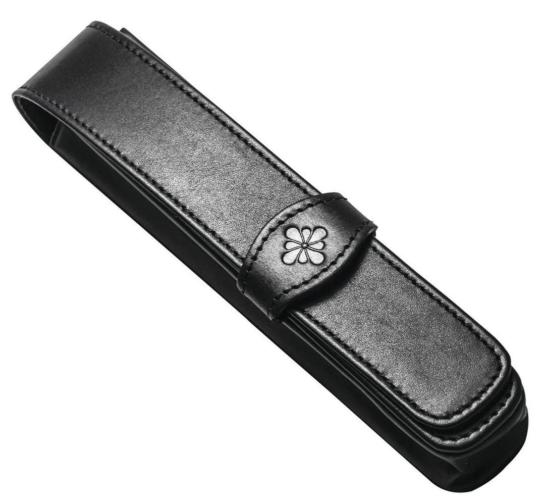 DIPLOMAT - D41000004 - Lederhülle Für 4 Stifte - Schick und Elegant - Langlebig - Schwarz 4 Pens, 4