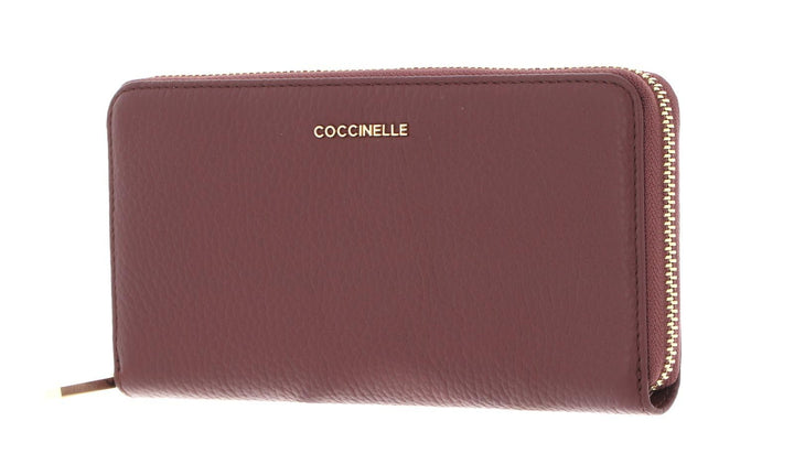 Coccinelle Metallic Soft Zip Around Wallet Carruba