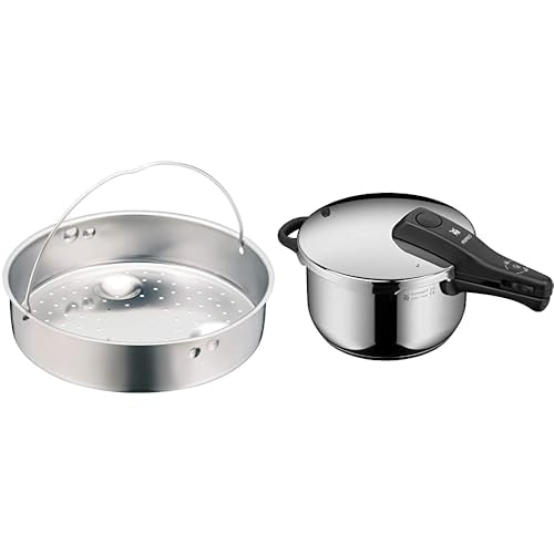 WMF Perfect Schnellkochtopf Induktion 4,5l, Dampfkochtopf & Schnellkochtopf-Zubehör, Dampfer-Einsatz