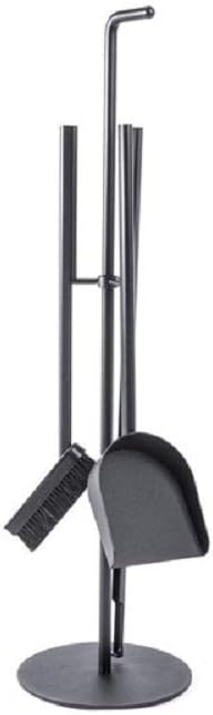 TermaTech Kaminbesteck "UU round" Stahl schwarz beschichtet 3-teilig 90-182