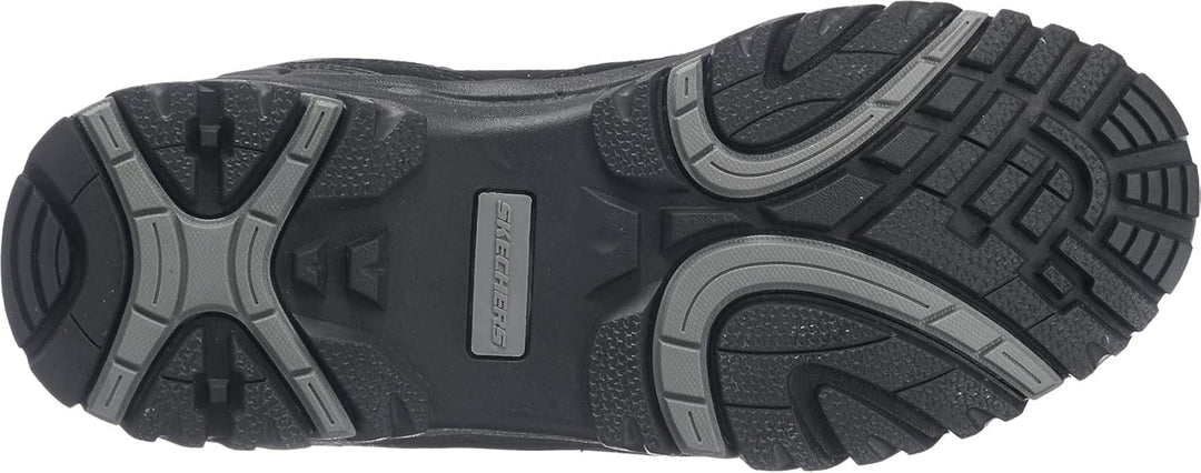 Skechers Herren Relment Pelmo64869 Stiefel 45 EU Black Suede, 45 EU Black Suede