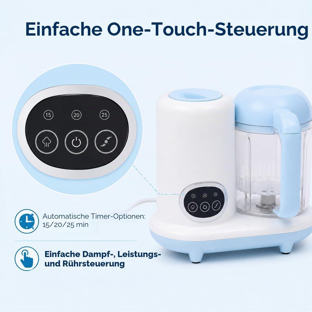 Baby Food Maker Automatischer Mixer, multifunktional, 10.000 U/min, Timer, 250 ml, Küchenmaschine, M