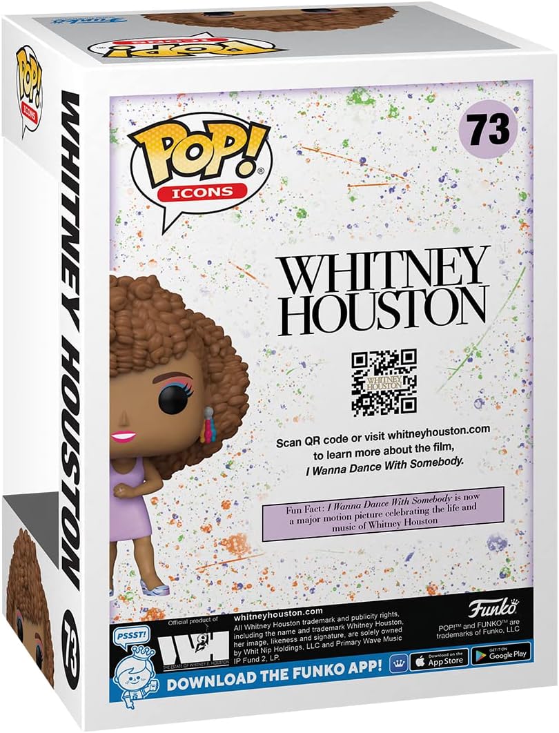 Funko Pop! Icons: Whitney Houston - I Wanna Dance with Somebody - Vinyl-Sammelfigur - Geschenkidee -