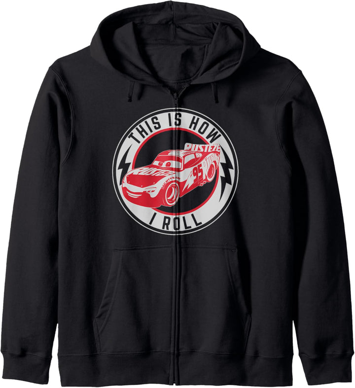 Disney Pixar Cars Lightning McQueen How I Roll Kapuzenjacke