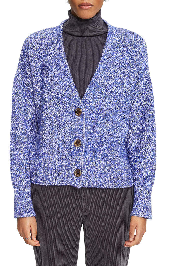 ESPRIT Cardigan mit V-Ausschnitt L Ink, L Ink