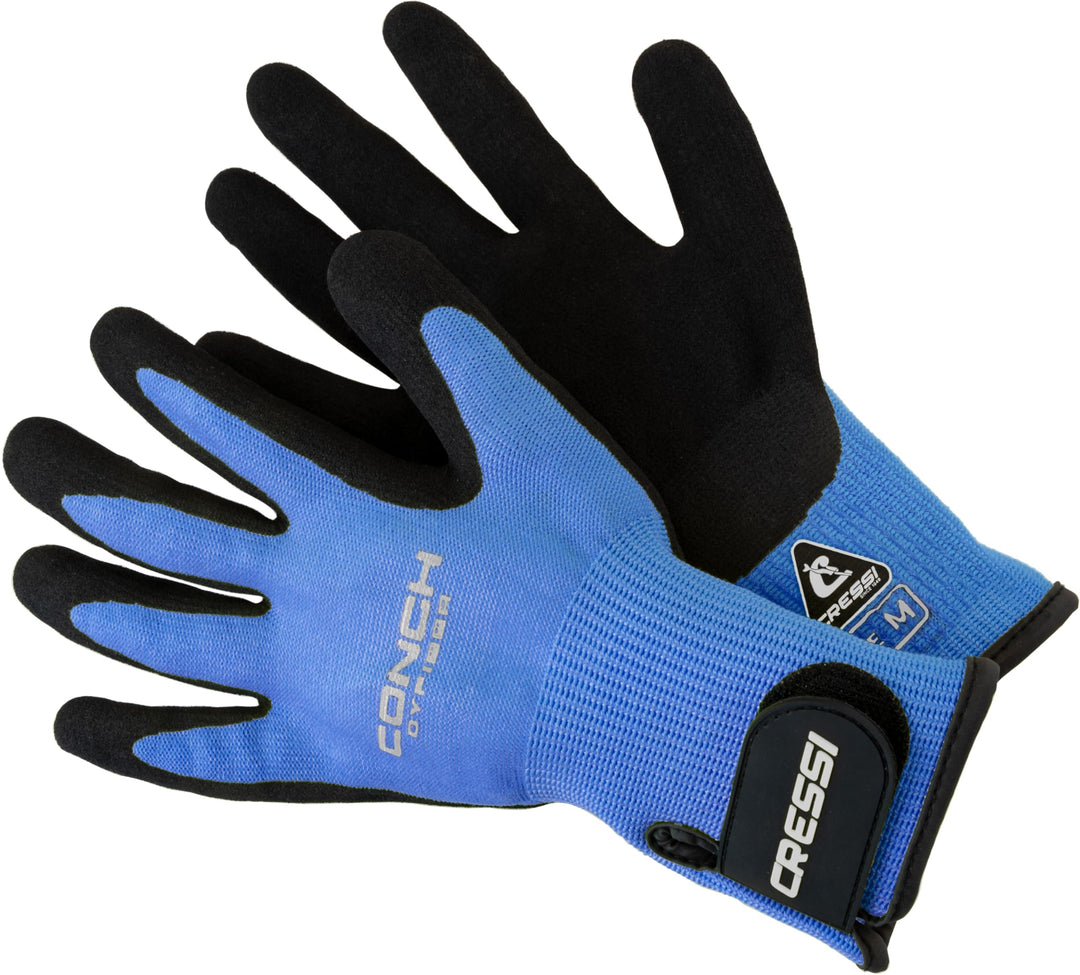 Cressi Conch Dyfiber Schnittfestigkeit Handschuhe S blau, S blau