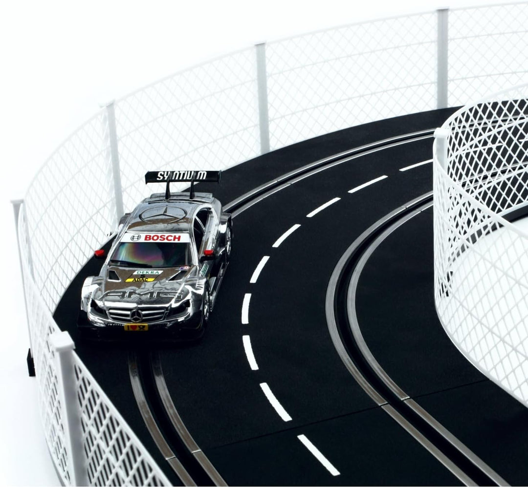 Overdrive-Racing Fangzaun System Weiss 1m kompatibel mit Carrera Digital 124 132 EVO Kurven Geraden