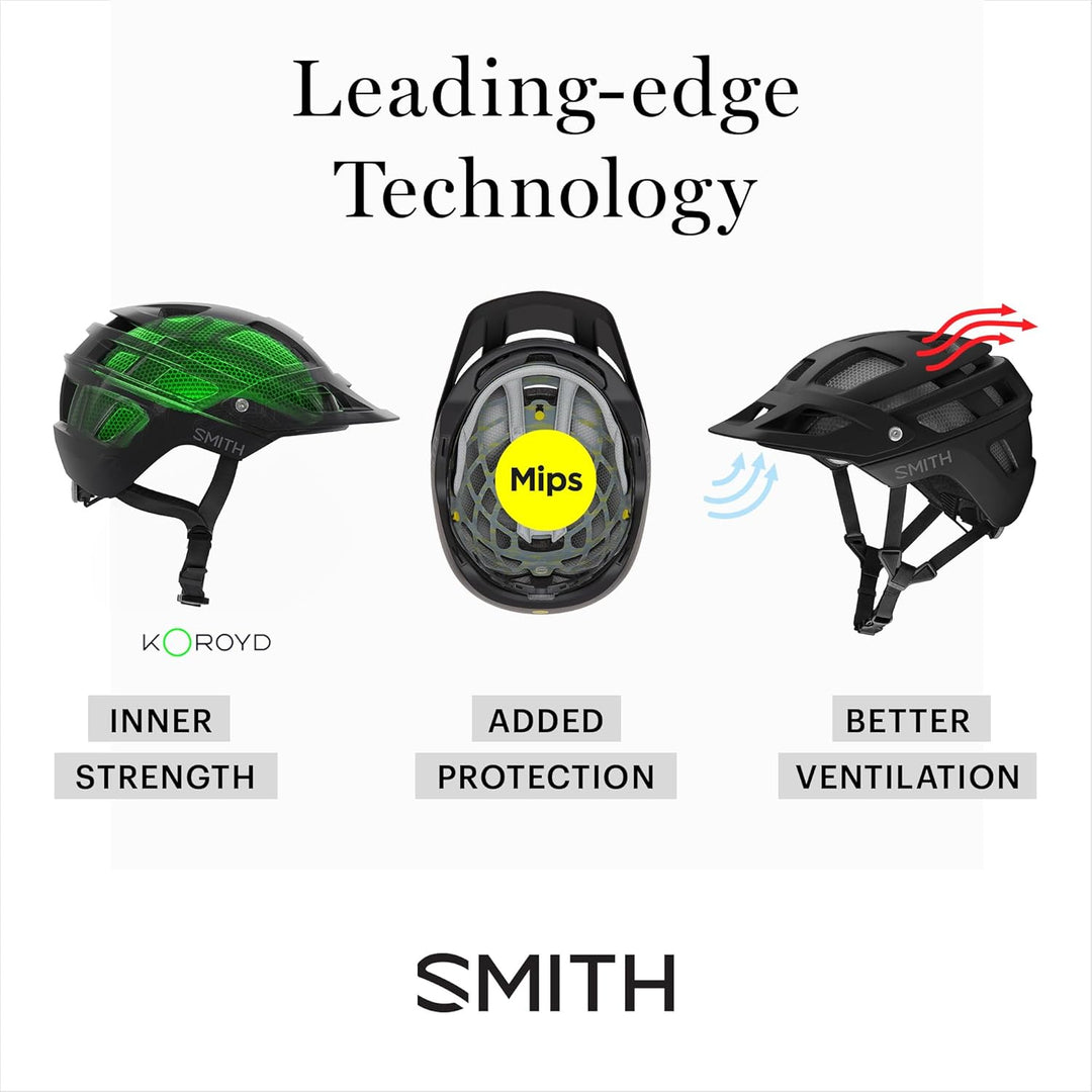 SMITH Unisex-Adult Persist MIPS Fahrradhelm, 61-65 cm Black Cement