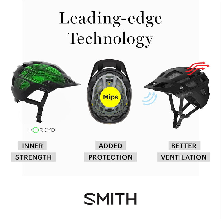 SMITH Unisex-Adult Persist MIPS Fahrradhelm, 61-65 cm Black Cement