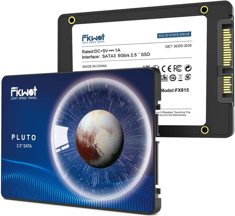 Fikwot FX815 1TB 3D NAND 2,5 Zoll SATA III Interne Solid State Drive – 6Gb/s Interne SSD, 560MB/s Le