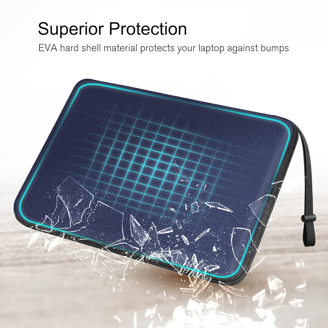 FINPAC Laptop Tasche Hartschalen Hülle für 16 Zoll MacBook Pro 2023-2019, 15,6" Lenovo Tab Notebook/