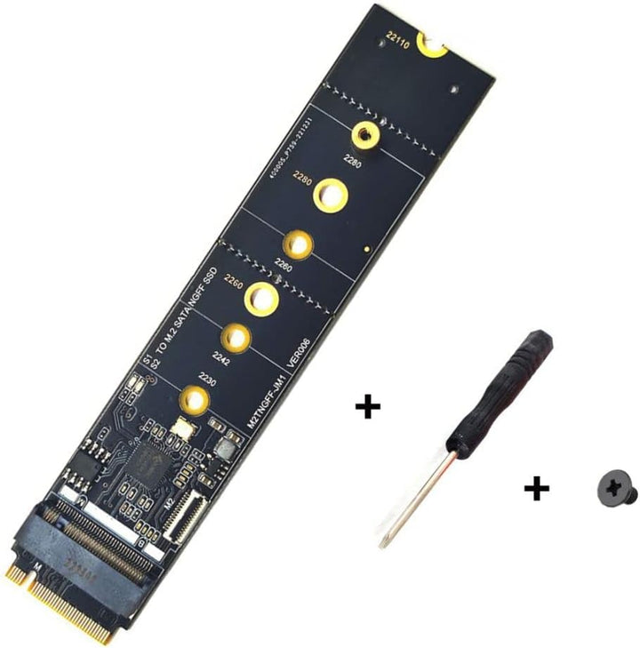 chenyang M.2 SSD SATA NGFF B+M Key auf NVME M-Key Erweiterungskarten Konverteradapter JMB582 Chipsat