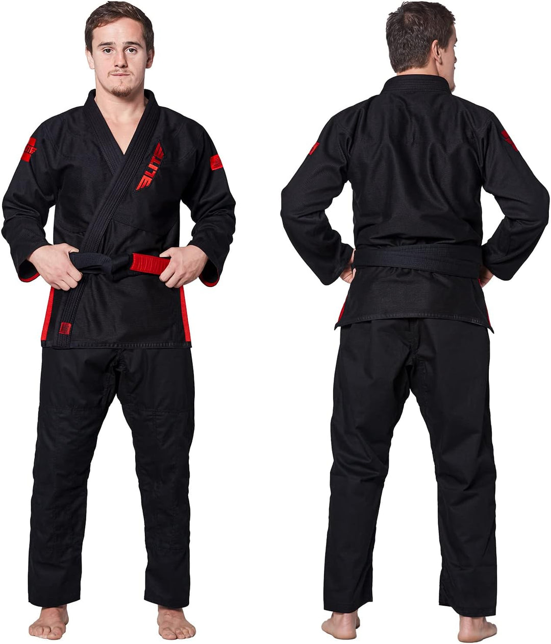 Elite Sports BJJ GI für Herren IBJJF Kimono BJJ Jiujitsu GIS W/sanforisierter Stoff & Gürtel (Siehe