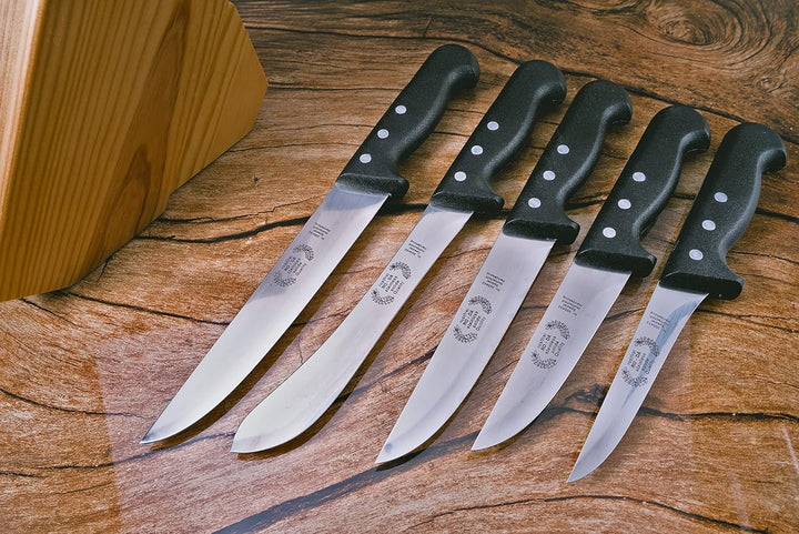 Ro-Da Küchenmesser Messerblock Set 7tlg. im Holzblock
