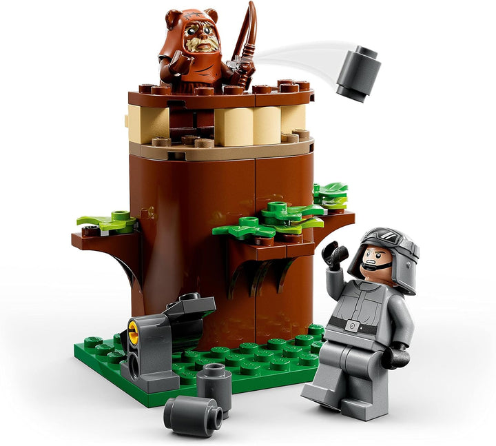 LEGO 75332 Star Wars at-ST, Bauspielzeug für Vorschulkinder ab 4 Jahren mit Ewok Wicket und Scout Tr