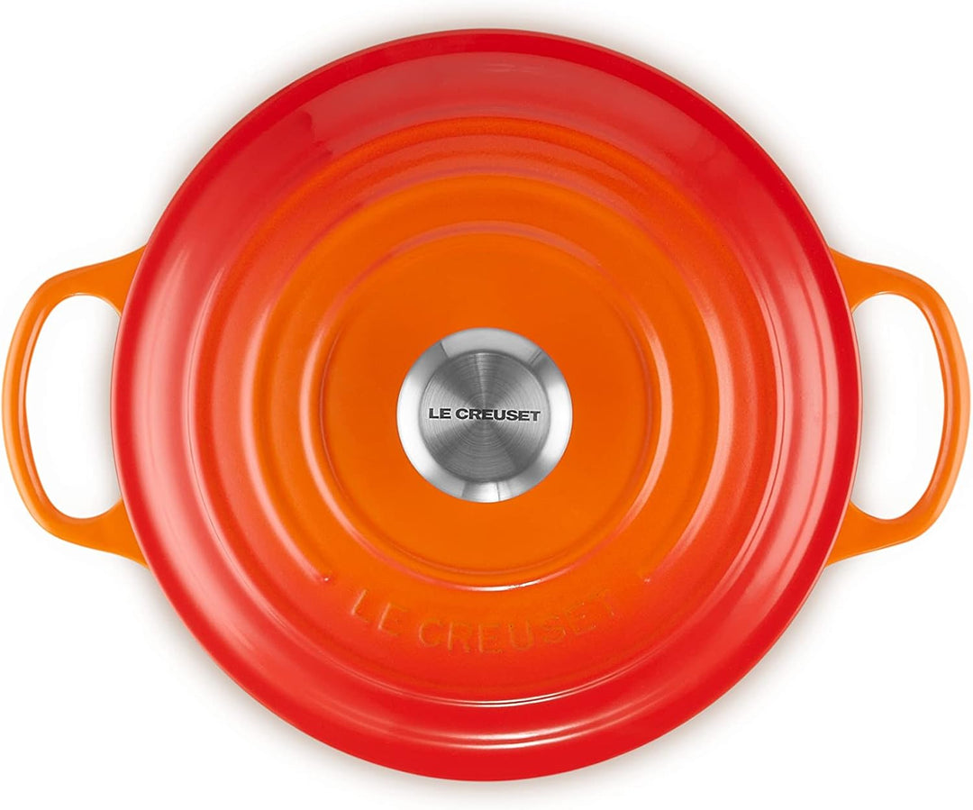 LE CREUSET 21179240902430 risotto pot, Gusseisen, 3.1 liters, Ofenrot 24 cm Ofenrot, 24 cm Ofenrot