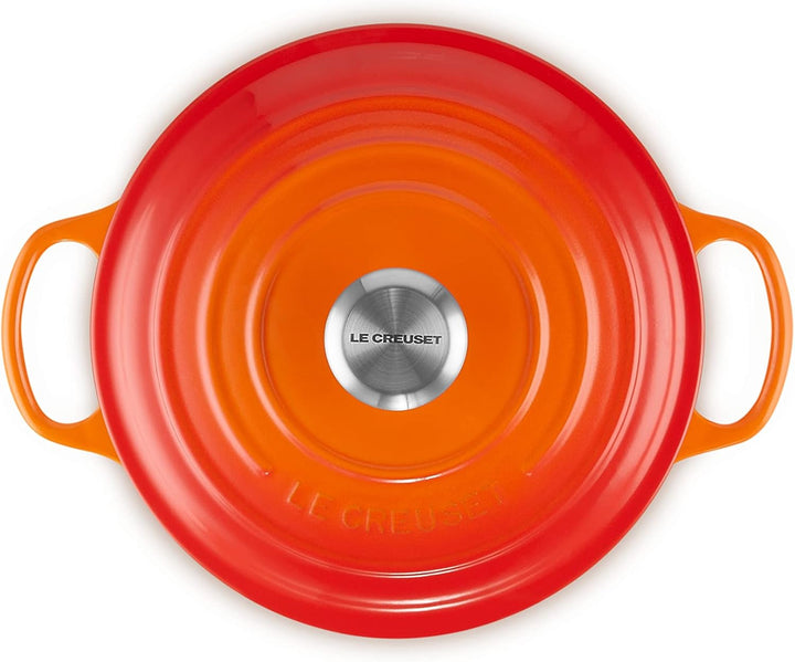 LE CREUSET 21179240902430 risotto pot, Gusseisen, 3.1 liters, Ofenrot 24 cm Ofenrot, 24 cm Ofenrot