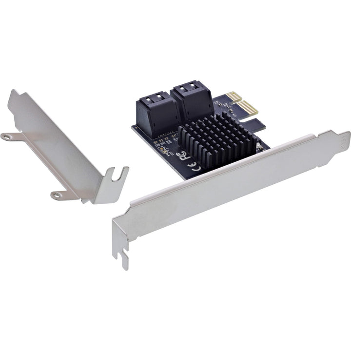 InLine PCIe Schnittstellenkarte, 4X SATA 6Gb/s, Hot Swap, NCQ, Marvell Chipsatz, für SSD und HDD Erw