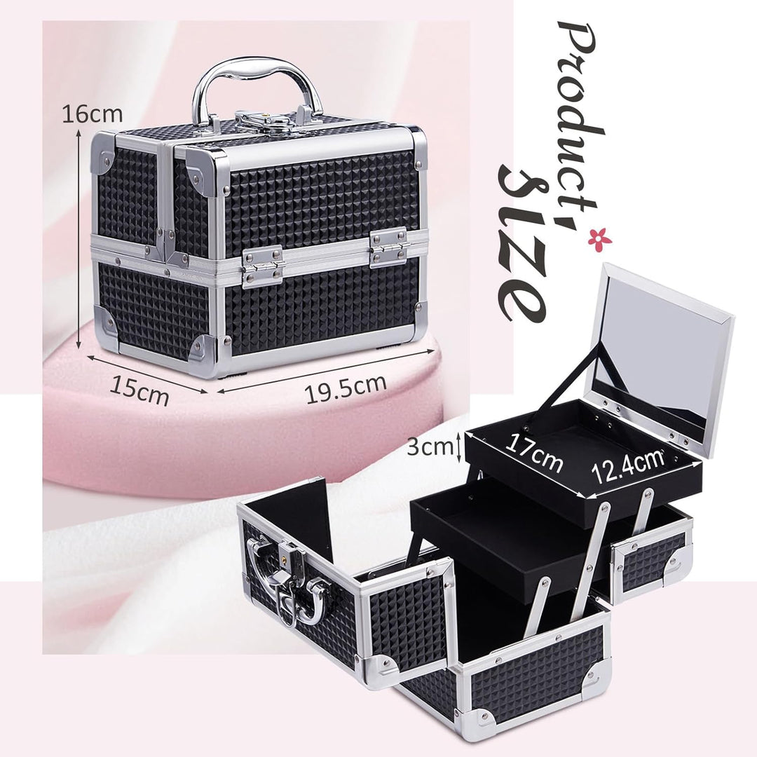 Joligrace Kosmetikkoffer Schminkkoffer Make up Koffer Beauty Case Kosmetik Make up Organizer Koffer