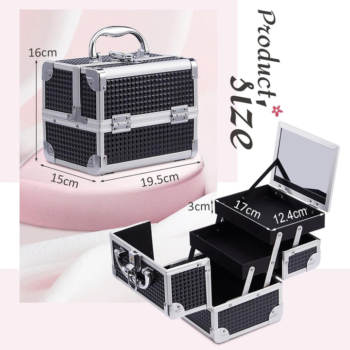 Joligrace Kosmetikkoffer Schminkkoffer Make up Koffer Beauty Case Kosmetik Make up Organizer Koffer