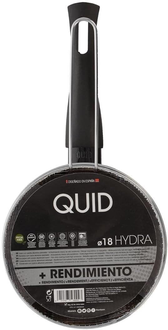 Quid Hydra Kochtopf aus Aluminium mit Korb, 18 cm, 4,4 l