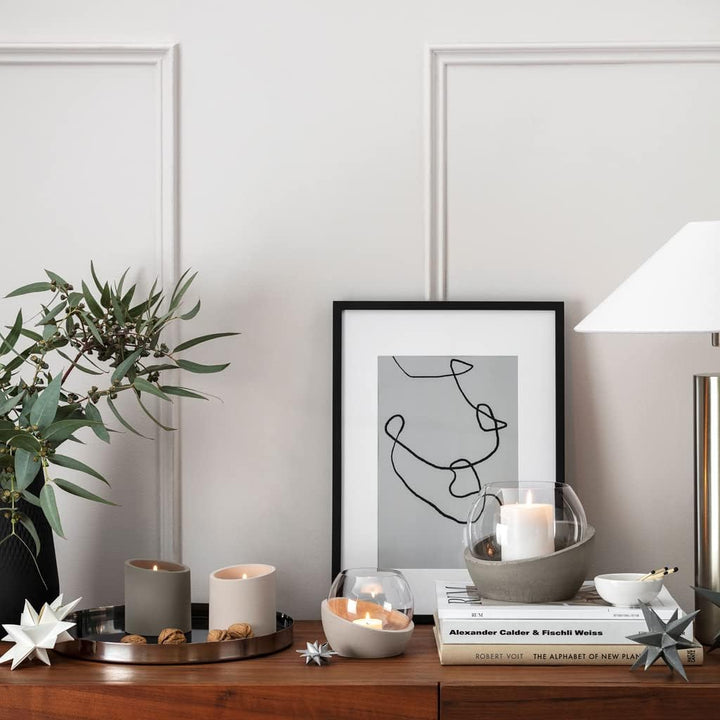Villeroy & Boch – NewMoon Home Duftkerze taupe Fantasy, Beton, taupe