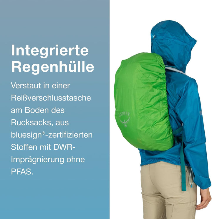 Osprey Hikelite Unisex Rucksack Stardust Yellow/Gray Wolf O/S - Fassungsvermögen 18L, Stardust Yello