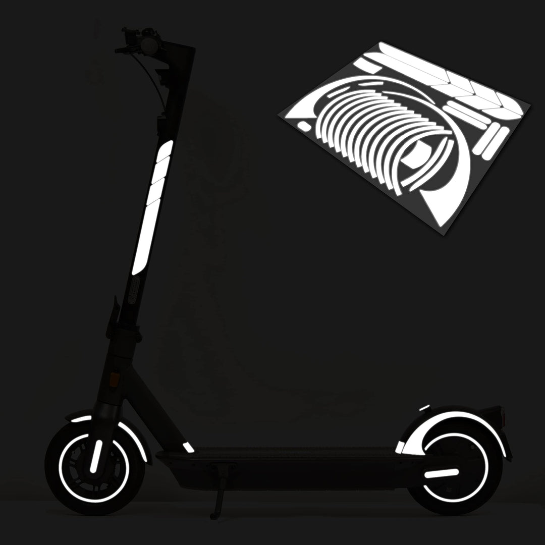 m2medien Aufkleber-Set/Sticker Set - 25-teilig auf 34x22cm Bogen geeignet für Segway Ninebot Max g30