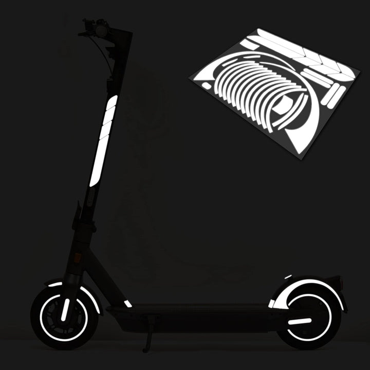 m2medien Aufkleber-Set/Sticker Set - 25-teilig auf 34x22cm Bogen geeignet für Segway Ninebot Max g30