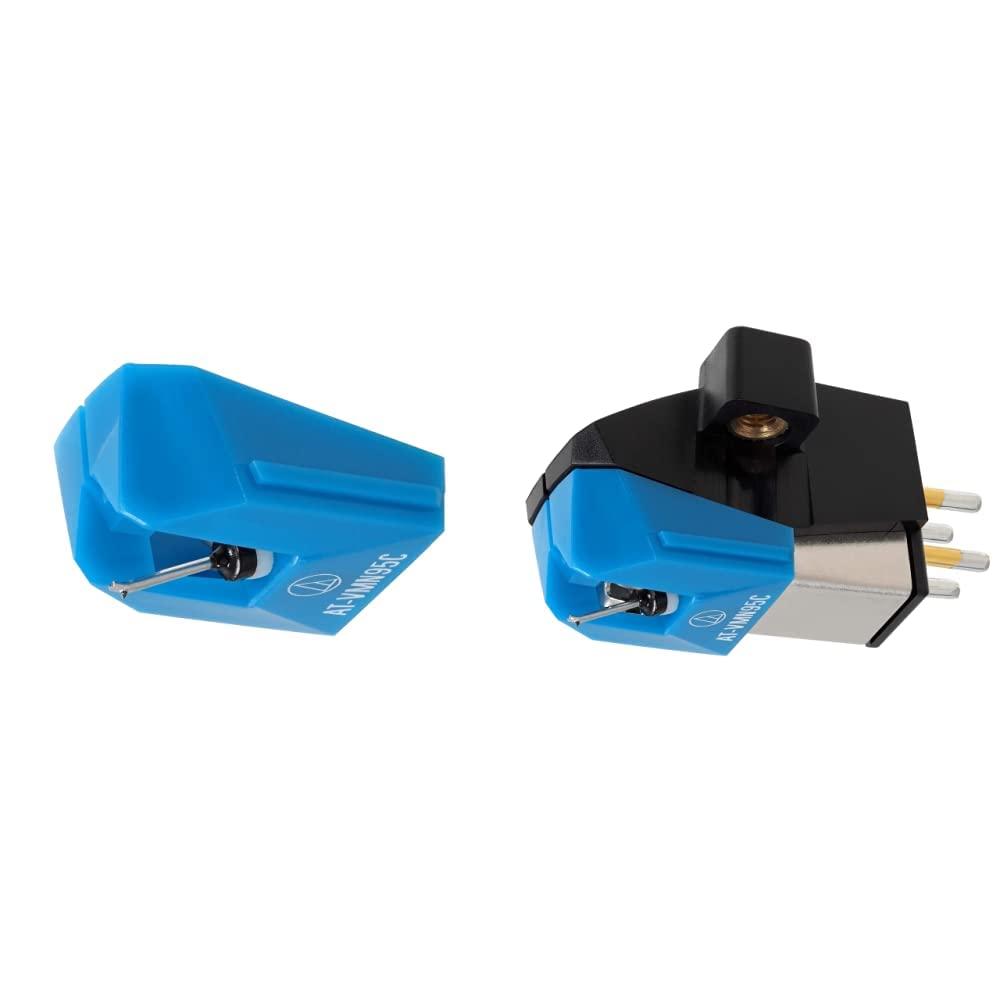 Audio-Technica at-VM 95 C Tonabnehmer & AT-VMN95C Ersatz-Eingabestift für VM95 Series Kartuschen (AT