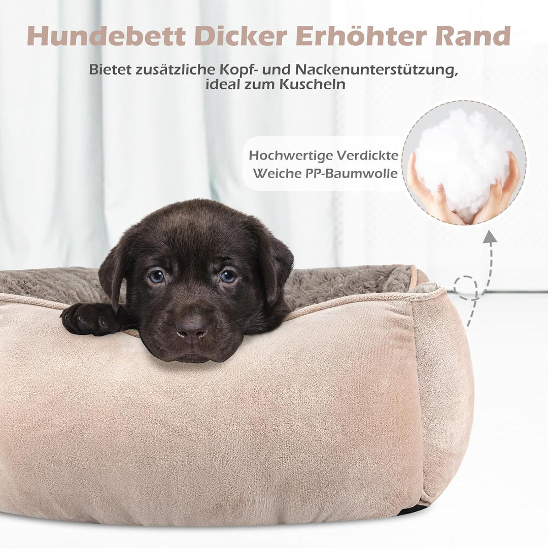 JOEJOY Hundebett Mittelgrosse Hunde, Anti-Angst Hundekorb rutschfest Hundebetten, Hundebett Waschbar