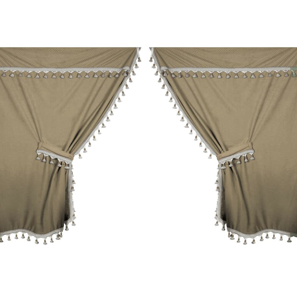 Lampa 98635 Set Vorhänge Premiere für LKW Beige, Beige