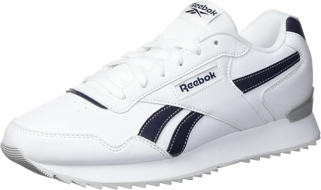 Reebok Unisex Glide Ripple Clip Sneaker 37.5 EU Ftwr White Pure Grey 2 Vector Navy, 37.5 EU Ftwr Whi