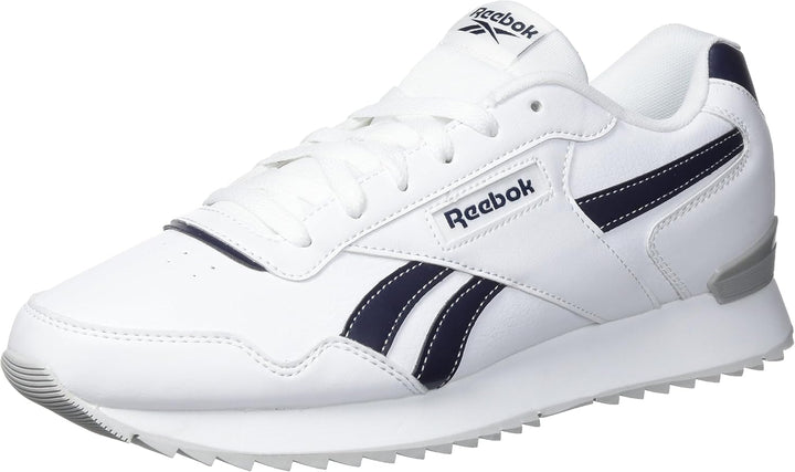 Reebok Unisex Glide Ripple Clip Sneaker 37.5 EU Ftwr White Pure Grey 2 Vector Navy, 37.5 EU Ftwr Whi