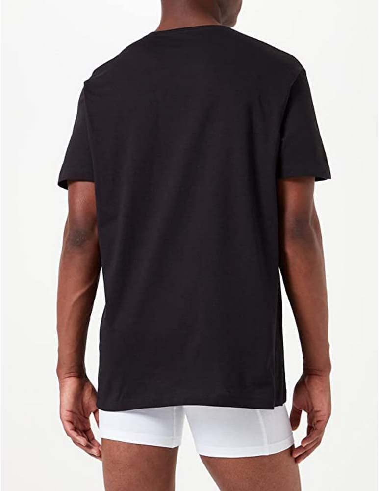 BOSS Herren Business Kurzarm Shirt T-Shirt 2P CO 2er Pack M New - Black1, M New - Black1