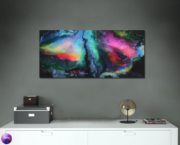 Gemälde Abstrakte Malerei Original - moderne hochglanz Wandbilder XXL - Resin Art Kunst Bild Harz Un