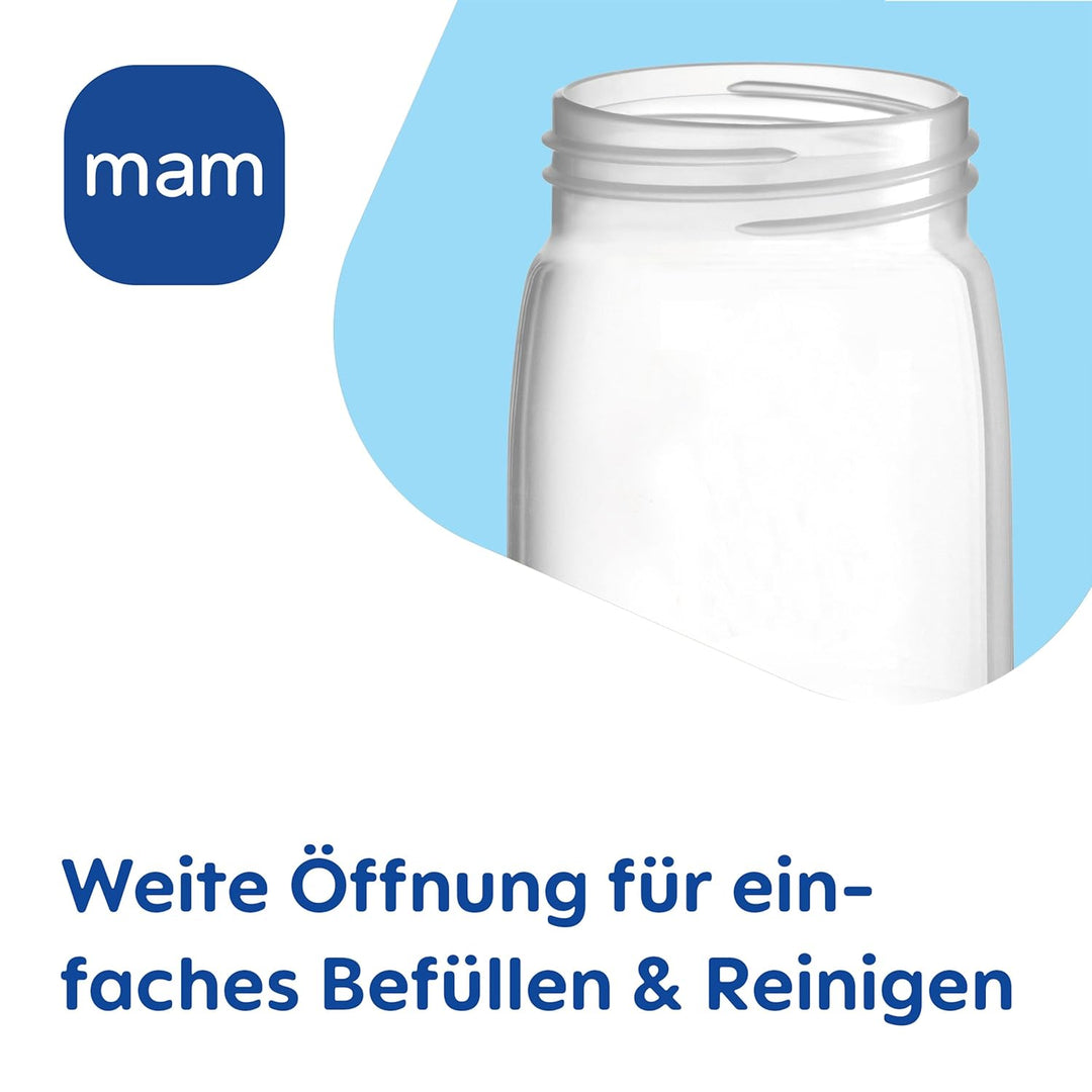 MAM Easy Active Baby Bottle-Set | 0+ Mon | Babyflaschen-Set für Neugeborene | 94% Akzeptanz | stillf
