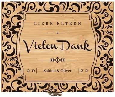 Maverton Weinöffner-Set personalisiert Weinset Sommelier Set - Geschenkbox Holzbox + 8er Weinzubehör