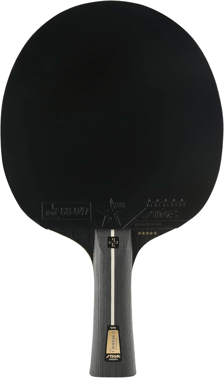 STIGA Unisex – Erwachsene Pro Carbon + Profi Tischtennisschläger,, Pro Carbon Tischtennisschläger, S
