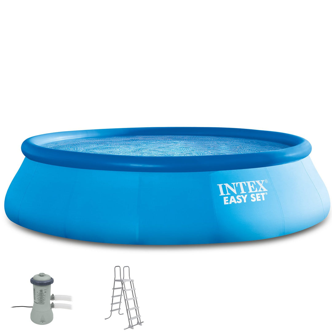 Intex 457x122 cm Easy Pool 289013 incl. Filteranlage, Sicherheitsleiter