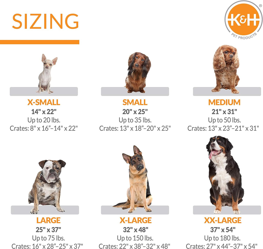 K&amp;H Pet Productsself-Warming Pet Crate Pad, 20" x 25", Gray 25.0"L x 20.0"W x 1.0"Th grau Einfach zu
