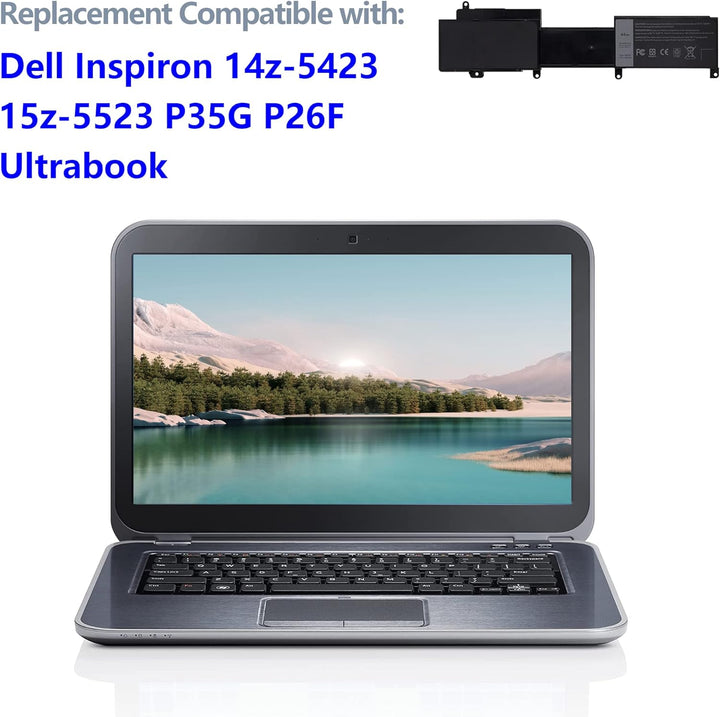 swark Laptop Akku 2NJNF kompatibel mit Dell Inspiron 14z-5423 15z-5523 P35G P26F Ultrabook 8JVDG T41