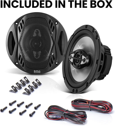 BOSS Audio NX654 Onyx Serie 400 Watt 4-Wege Lautsprecher 16,5 cm 4-Wege, 16,5 cm 4-Wege